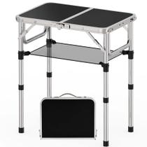 Mesa dobrável YihuiKo 61 x 41 cm, altura ajustável, portátil Mesa dobrável YihuiKo 61 x 41 cm, altura ajustável, portátil