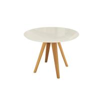 Mesa Duna para Sala de Jantar Premium Marrom/Off White Mesa Duna para Sala de Jantar Premium Marrom/Off White