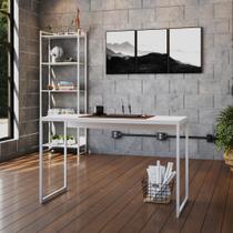 Mesa Dynamica 120X50X75cm Estrutura Branca