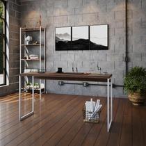 Mesa Dynamica 135X50X75cm Estrutura Branca