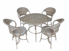 Mesa e 4 Cadeiras Arcobalena Jardim Varanda Área Externa