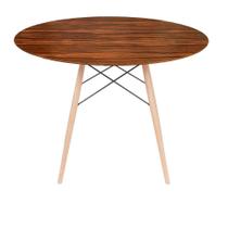 Mesa Eames Eiffel Redonda 90cm - Pau Ferro Mesa Eames Eiffel Redonda 90cm - Pau Ferro