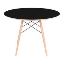 Mesa Eames Eiffel Redonda 90cm - Preta Mesa Eames Eiffel Redonda 90cm - Preta