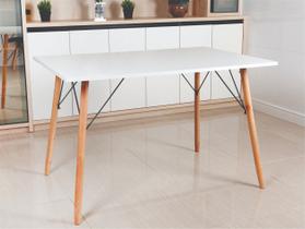 Mesa Eames Eiffel Retangular 80 x 1,20 mt Branca