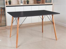 Mesa Eames Eiffel Retangular 90 x 1,20 mt Preto