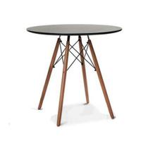 Mesa eames jantar adulto 80cm preta