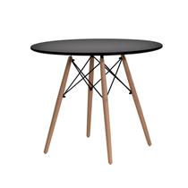 Mesa Eiffel Eames Base Madeira Preta 120Cm - Waw Design