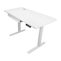 Mesa Elétrica Motorizada Para Desktop Regulável Até 80kg - Branca