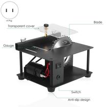 Mesa elétrica viu mini cortador de serra circular