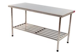 Mesa em Aço Inox Desmontável 1,90x70 Mesa em Aço Inox Desmontável 1,90x70
