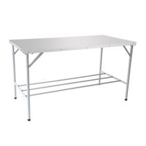 Mesa em Aço Inox Venâncio 160 cm Ba16 Mesa em Aço Inox Venâncio 160 cm Ba16