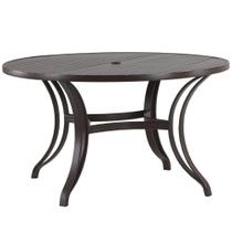 Mesa em Alumínio com Tampo Ripado de 150 cm - Trama Original