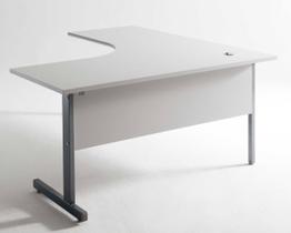 Mesa em L Branca Mdp 15mm med.: 1200x600x740mm