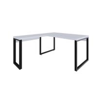 Mesa Em L Diretor 150x160x75cm Yon Branco Tx/ Mesa Em L Diretor 150x160x75cm Yon Branco Tx/