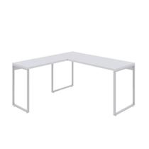 Mesa Em L Kuadra Diretor 150x150x75cm Branco Chess - Branco Chess - Mesa Em L Kuadra Diretor 150x150x75cm Branco Chess - Branco Chess -