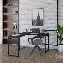 Mesa em L Kuadra Office 120X150X75cm