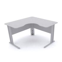 Mesa em l p/ escritório 120x120 pandin maxxi - cinza Mesa em l p/ escritório 120x120 pandin maxxi - cinza