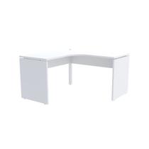 Mesa em l p/ escritório 135x135 pandin p25 - branco