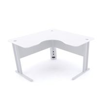 Mesa em l p/ escritório 140x140 pandin maxxi - branco