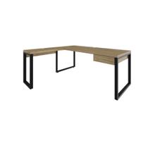 Mesa em L Presidente C/01 Gav. 190x160x75cm Yon