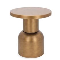 Mesa em Metal Antígua Bronze G - Mart Mesa em Metal Antígua Bronze G - Mart