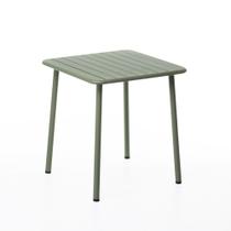 Mesa em Metal Briss 75 cm x 70 cm x 70 cm Verde