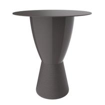 Mesa em Polipropileno Carbo Cinza/Mushroom Mesa em Polipropileno Carbo Cinza/Mushroom