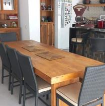 Mesa em U de Demolição com Pés Recuados Made Wood