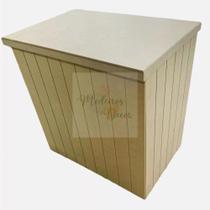 Mesa Envelope Desmontável Frizada 80 Mdf (cru)