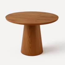 Mesa Escandinava Redonda em Madeira Charme e Versatilidade