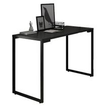 Mesa Escritório 120cm Estilo Industrial New Port F02 Preto - Mpozenato