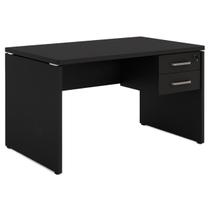Mesa Escritório 1,20x0,60m - C/ Gavetas - PRETO/PRETO - 26020 Mesa Escritório 1,20x0,60m - C/ Gavetas - PRETO/PRETO - 26020