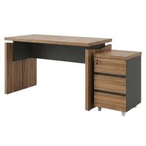 Mesa Escritorio 125 cm e Gaveteiro 3 Gavetas Artany Mesa Escritorio 125 cm e Gaveteiro 3 Gavetas Artany