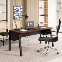 Mesa Escritório 1,50m c/ Tampo Chanfrado e Pés Metálicos F5 Mesa Escritório 1,50m c/ Tampo Chanfrado e Pés Metálicos F5