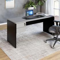 Mesa Escritório 160cm x 70cm Pé Painel Gaveteiro 2 Gav. F5