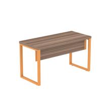 Mesa Escritório 1700x700x750 M170/70pe40tub Walnut/Laranja Picasso