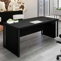 Mesa Escritório 1,80m c/ Cx de Tomadas e Porta Objetos F5