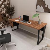 Mesa Escritório 1,80m x 0,70m com Gaveteiro 2 Gavetas F5