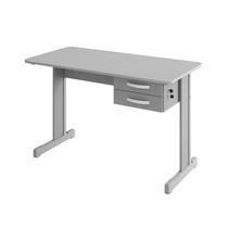 Mesa Escritório 2 Gav 150cm Light Cinza Mesa Escritório 2 Gav 150cm Light Cinza