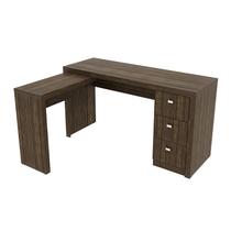 Mesa Escritório 3 Gavetas 136x74,5x113 cm Nogal Tecnomobili