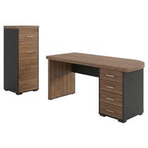 Mesa Escritorio 4 Gavetas 180X80 cm E Armario Arquivo 4 Gavetas 132X47 cm Artany Mesa Escritorio 4 Gavetas 180X80 cm E Armario Arquivo 4 Gavetas 132X47 cm Artany