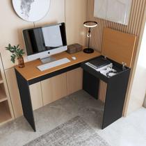 Mesa Escritório Em L Com Porta Oculta Escrivaninha De Canto Para Computador Home Office Amplo Espaço Base Firme Mesa Escritório Em L Com Porta Oculta Escrivaninha De Canto Para Computador Home Office Amplo Espaço Base Firme