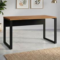 Mesa Escritório Escrivaninha 140x60cm Pés em Metal Tampo 100% MDF Industrial Executive Mesa Escritório Escrivaninha 140x60cm Pés em Metal Tampo 100% MDF Industrial Executive