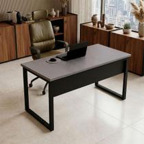 Mesa Escritório Escrivaninha Industrial 140cm x 60cm Pés Metal F5 Office Mesa Escritório Escrivaninha Industrial 140cm x 60cm Pés Metal F5 Office