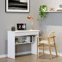 Mesa Escritório Escrivaninha para Estudo Trabalho Home Office Pequena Mesa para Manicure Esmalteria Branca