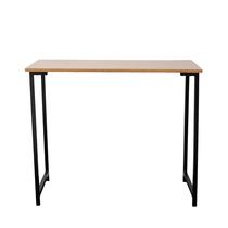 Mesa Escritório Estilo Industrial 90cm X 45cm Tampo Madeira