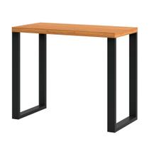 Mesa Escritório Estilo Industrial F11 Freijó/Preto Fosco - Pradel Mesa Escritório Estilo Industrial F11 Freijó/Preto Fosco - Pradel