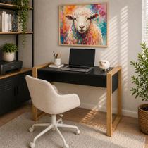 Mesa Escritório Moderna Minimalista Office MDP MDF Freijo - Loja Sheep Mesa Escritório Moderna Minimalista Office MDP MDF Freijo - Loja Sheep