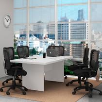 Mesa Escritório Office de Reuniões e Estudos Multiuso 200 cm - Tecno Mobili