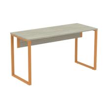 Mesa Escritório P25 TUB Pandin 150 cm Larg x 70 cm Prof Tampo MDP Casablanca Pé Aço Tubular Laranja Mesa Escritório P25 TUB Pandin 150 cm Larg x 70 cm Prof Tampo MDP Casablanca Pé Aço Tubular Laranja